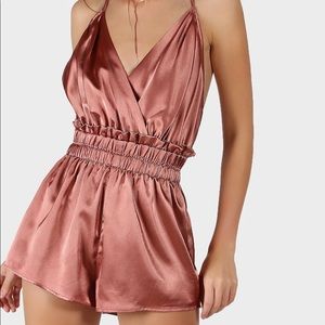 Satin Romper